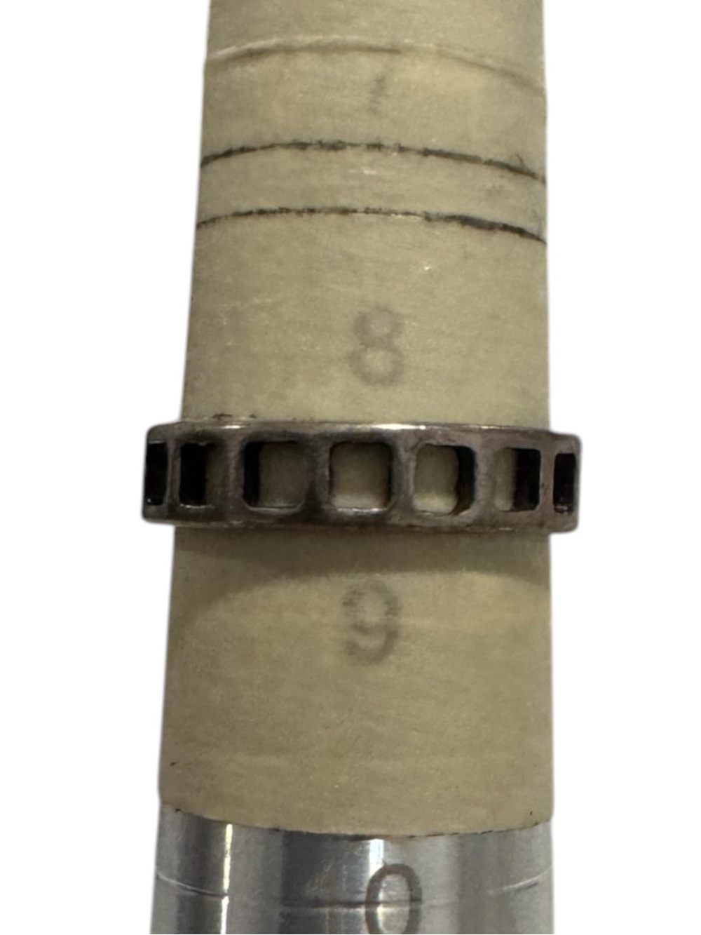 Box Pattern Ring - Picture 5 of 5